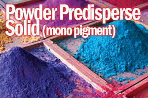 Powder Predisperse Solid (mono pigment)